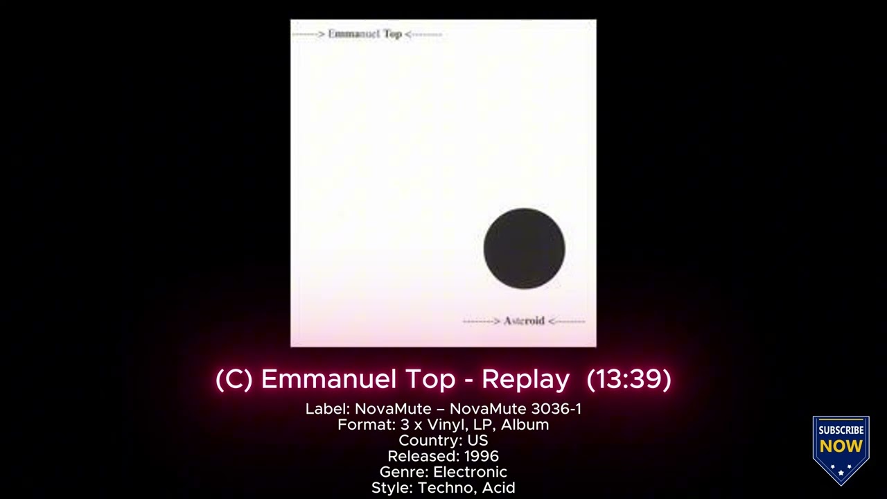 (C) Emmanuel Top - Replay (NovaMute &ndash; NovaMute 3036-1) 1996