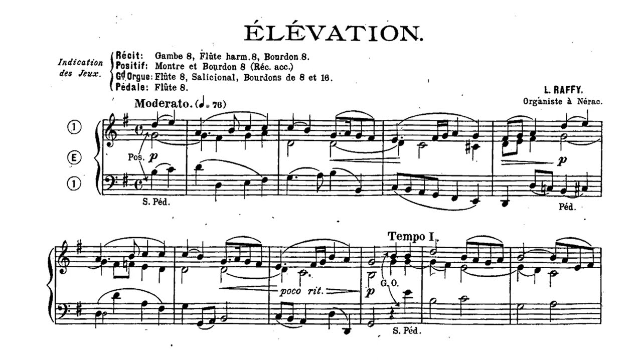Louis Raffy - Élévation, Op.28