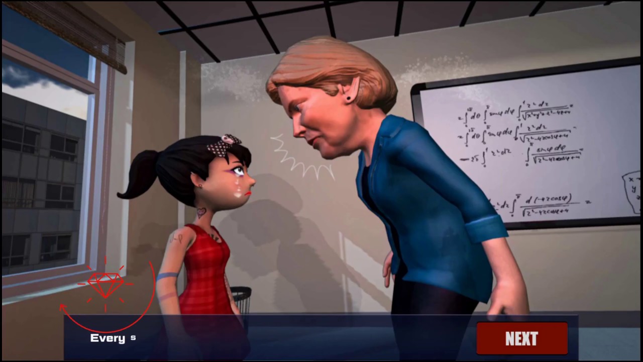 Crazy Scary Evil Teacher 3D - Spooky Game Gameplay Walkthrough (Android,iOS) - Part 1