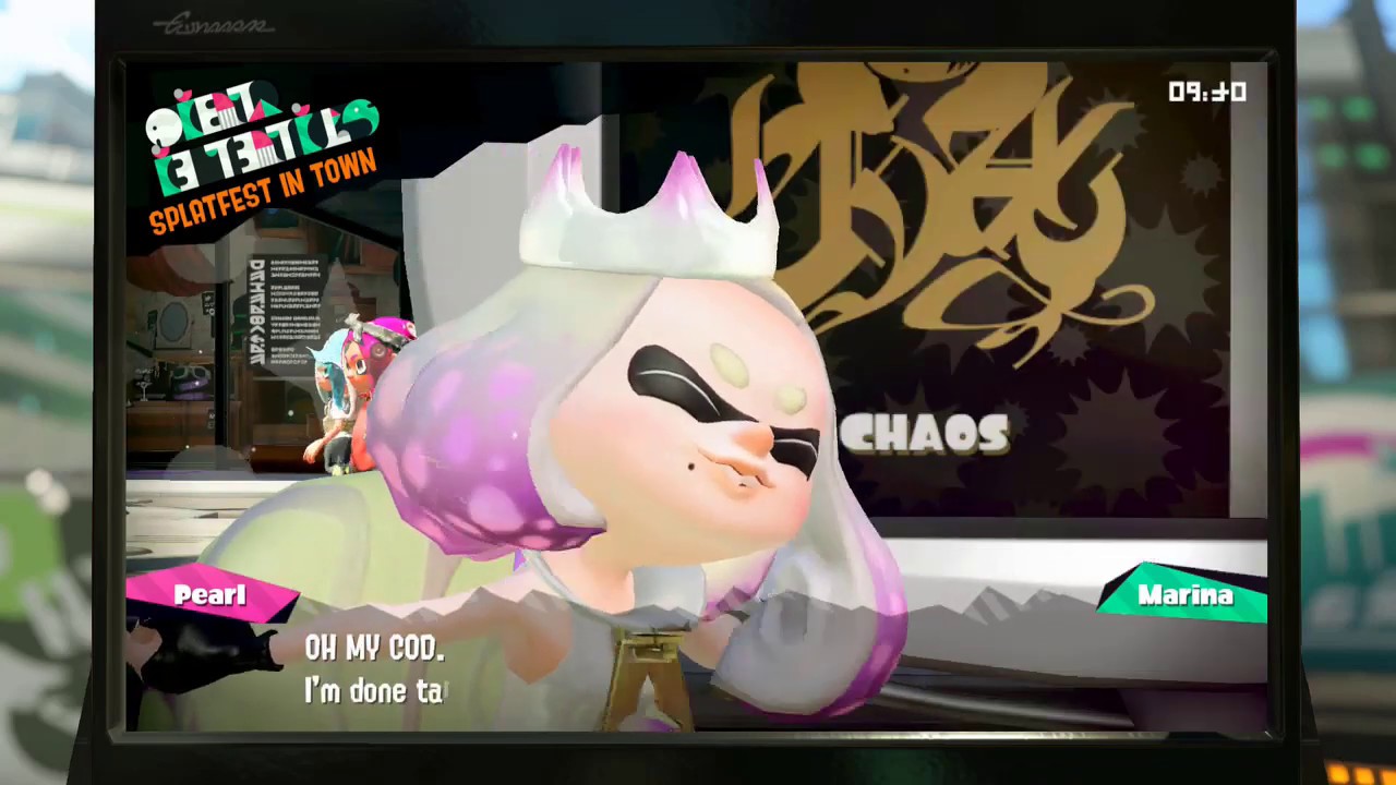 Splatoon 2 - Pearl and Marina Final Fest Annoucement conversation