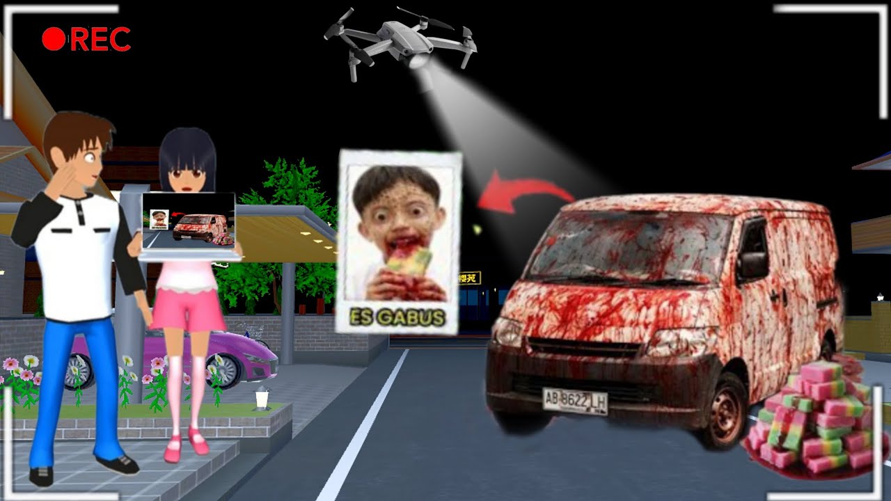 Yuta Mio Panik CCTV Merekam ES GABUS DARI VAN MBG BERHANTU 😱 || Sakura School Simulator gameplay 😊