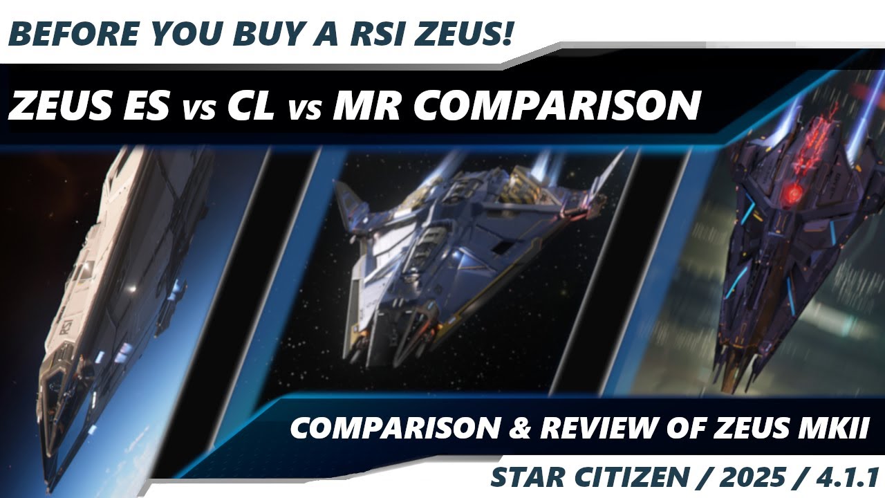 RSI Zeus Mk II ES против CL против MR | Перед покупкой | Какую версию выбрать | 4K