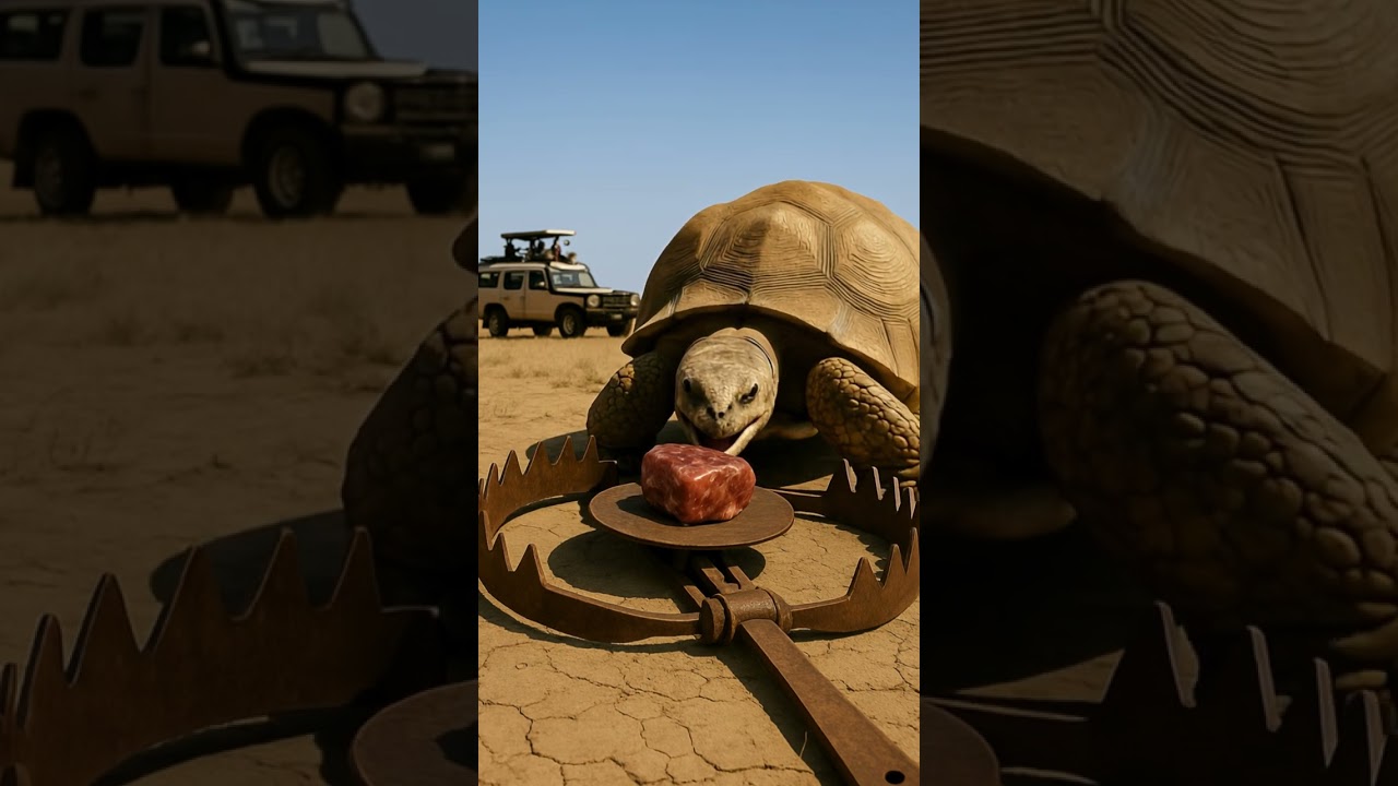 Will the turtle fall into the trap… or crawl away in time? 🐢🪤❓Kachua fasega…ya bach niklega? 