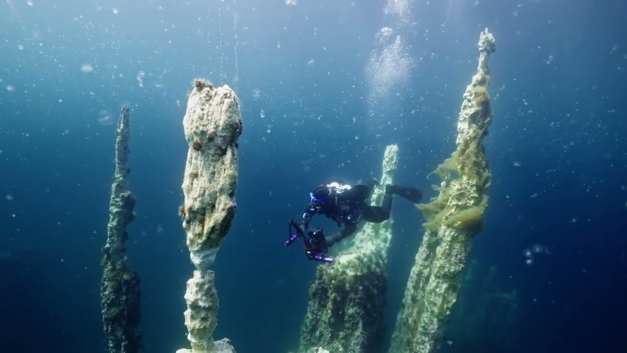 Unikke mineralsøjler i Ikkafjorden trives igen