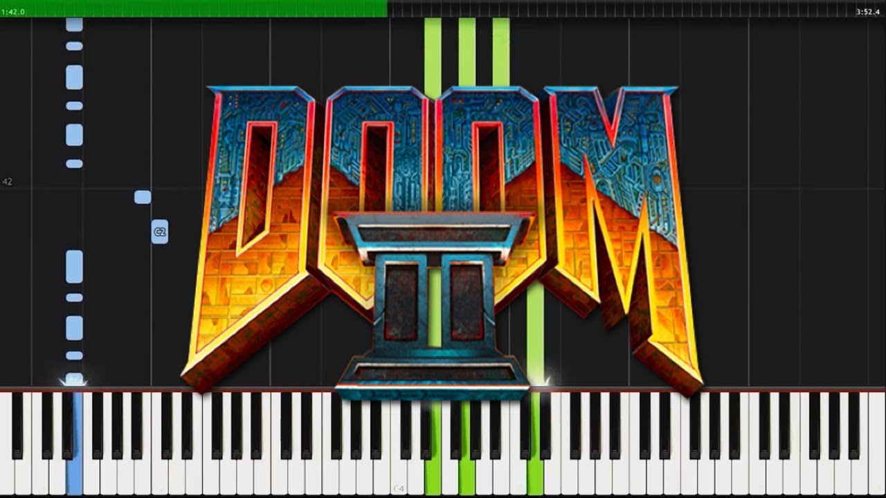 DOOM II - Running From Evil | Synthesia Piano