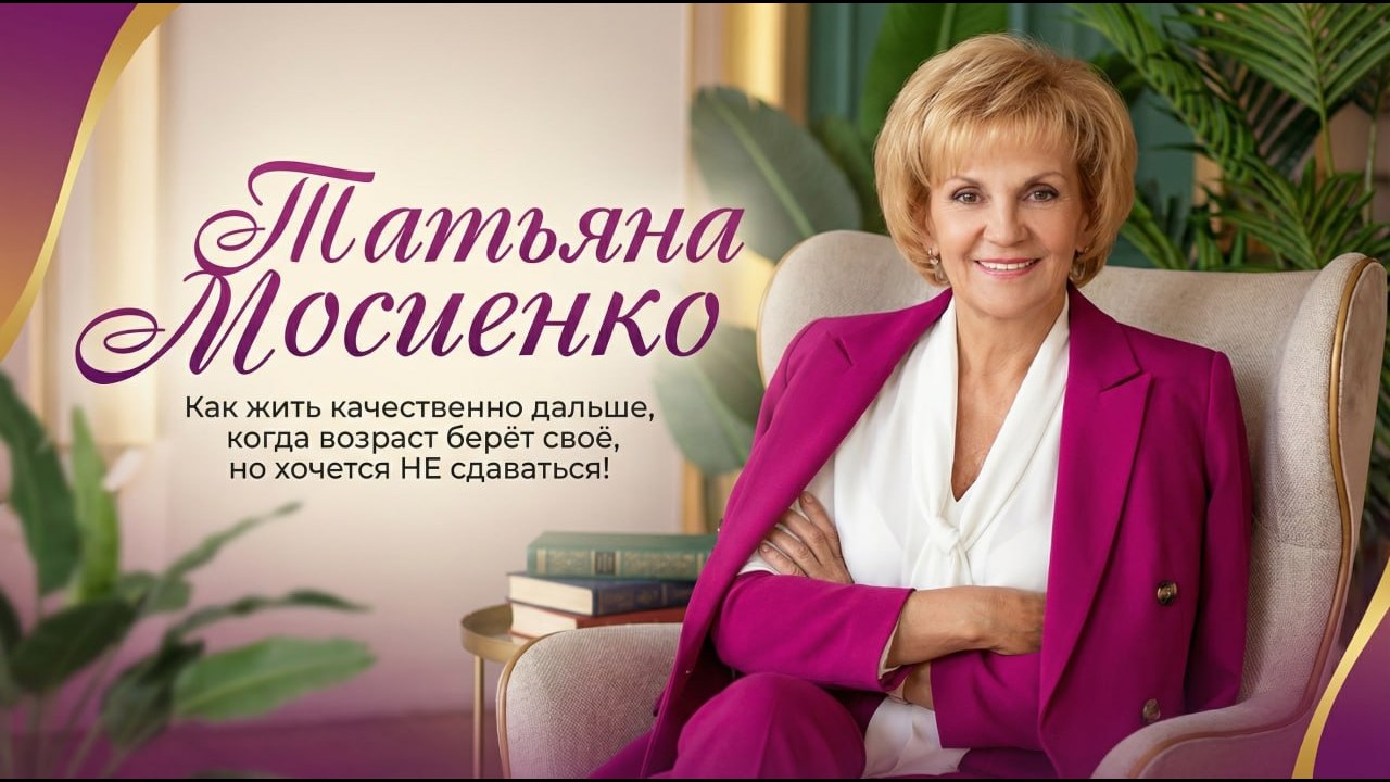 Как жить качественно дальше, когда возраст берёт своё, но хочется не сдаваться! А-ГЕН-Т Молодости
