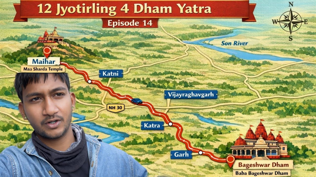 Maihar Se Bageshwar Dham Yatra | 12 Jyotirling 4 Dham Yatra | Episode 14