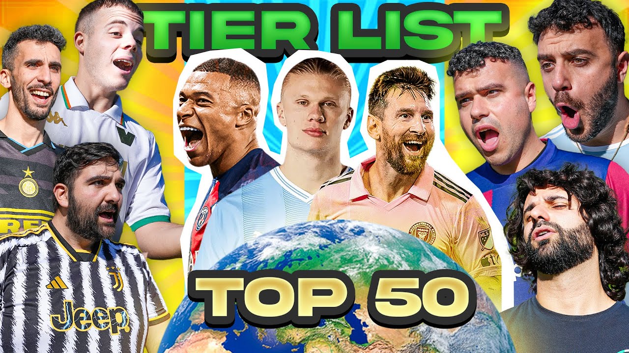 🌎⚽ CHI SONO i TOP 50 GIOCATORI AL MONDO? - Tier List con gli Elites