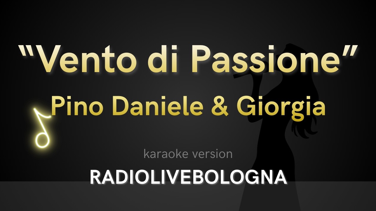 Vento di passione Pino Daniele Giorgia Base Strumentale