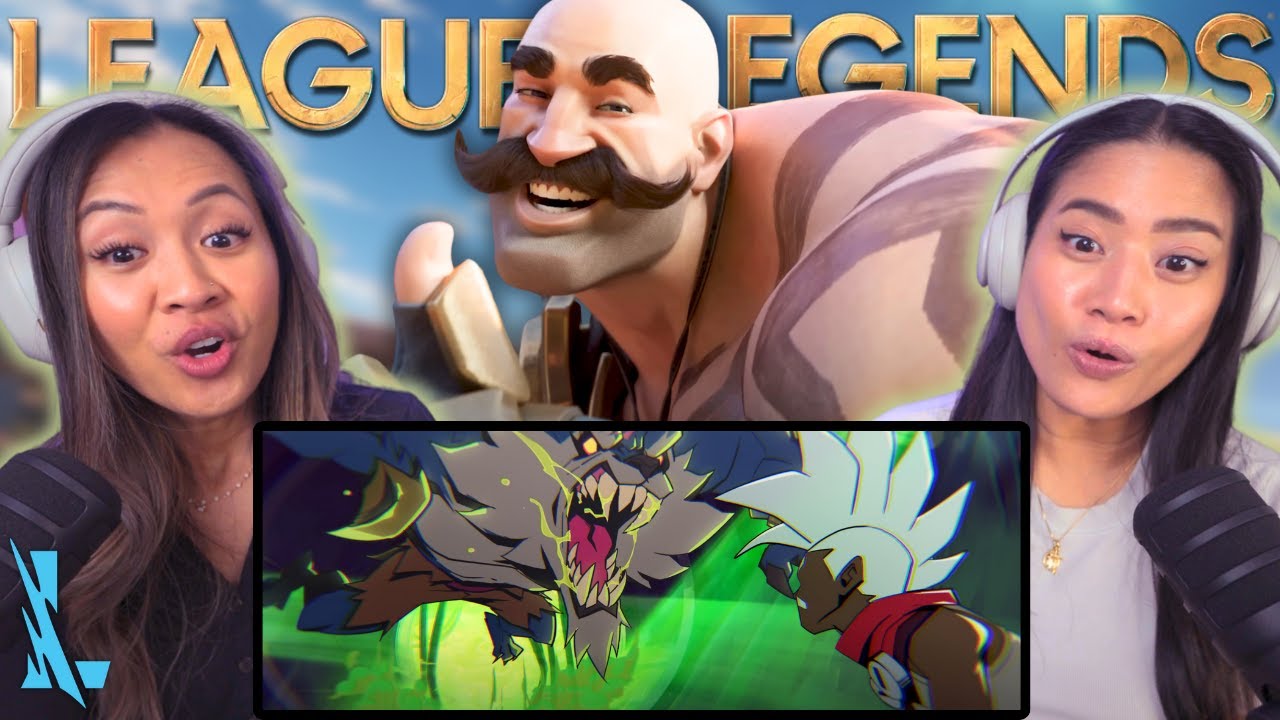 Reacting to League of Legend's WILD RIFT & OTHER GAME LAUNCH TRAILERS!
