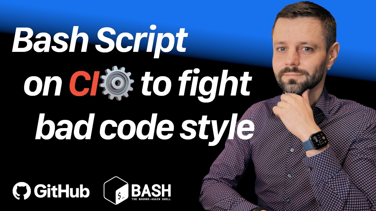 Make your CI REJECT bad style code! Livecoding simple BASH script for GitHub.