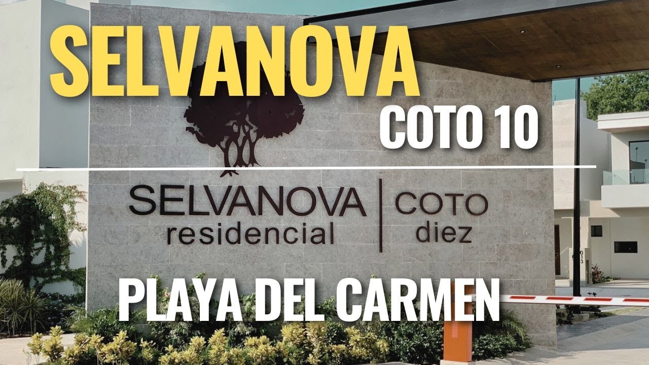 Selvanova Coto 10 in Playa del Carmen - Full home tour/listing