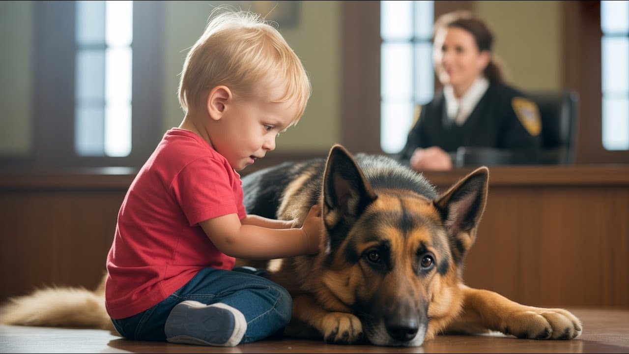 Unthinkable Moment: 3-Year-Old Speaks to a Police Dog in Court