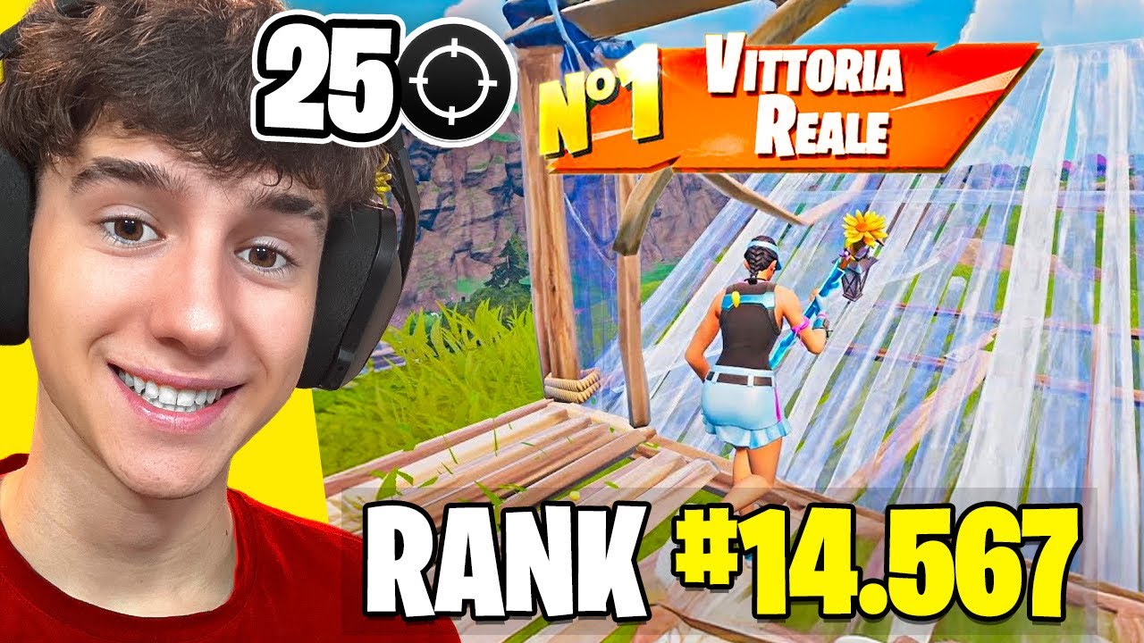DEVASTO tutti in Top 15.000 in rank unreal!😱 Fortnite ITA