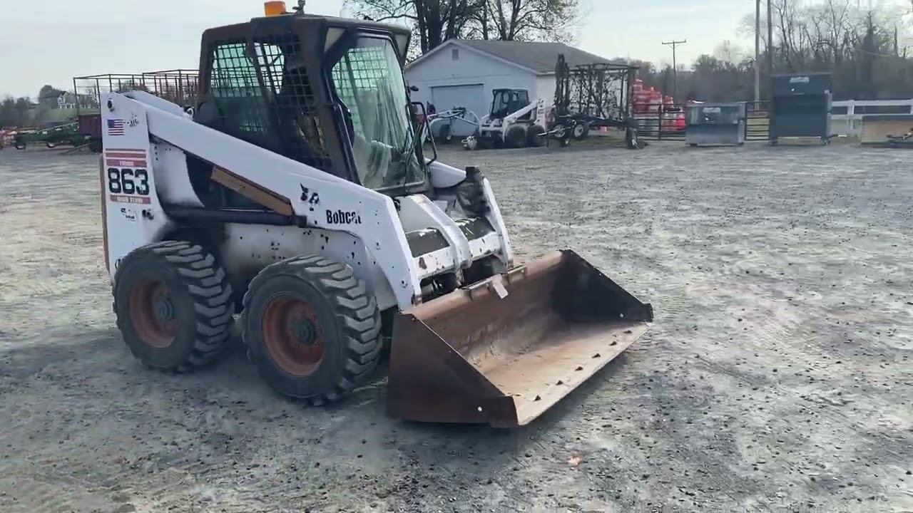 #53 • Bobcat 863 Turbo Hi Flow Skid Steer Loader - Nov. 11, 2023 Auction