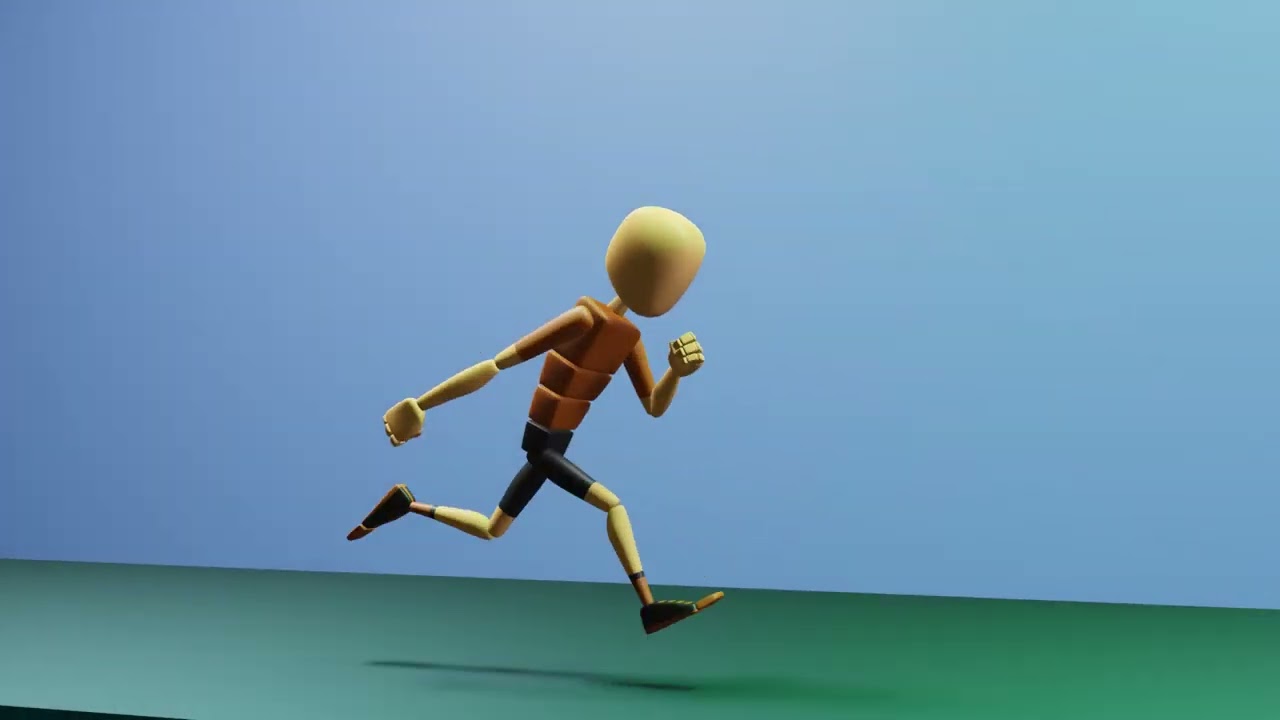 PARKOUR ANIMATION 3D ART REFERENCE BLENDER