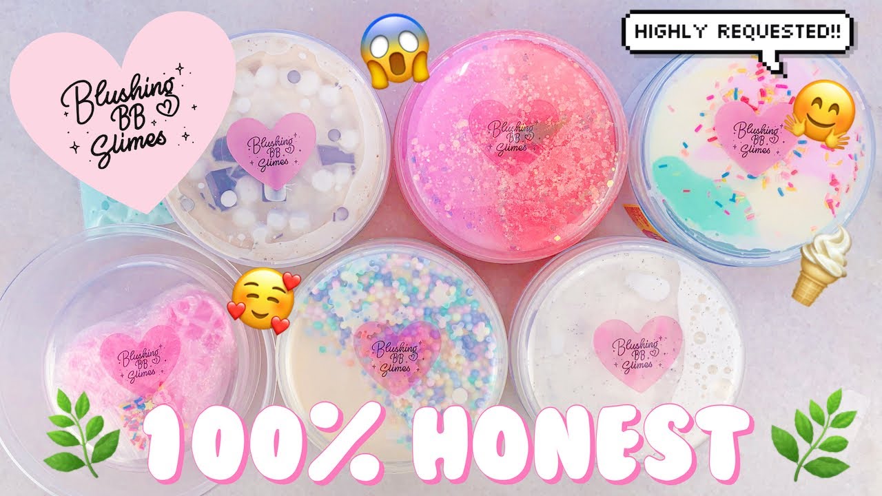 $70 BLUSHINGBBSLIMES FAMOUS SLIME SHOP REVIEW! HIGHLY REQUESTED