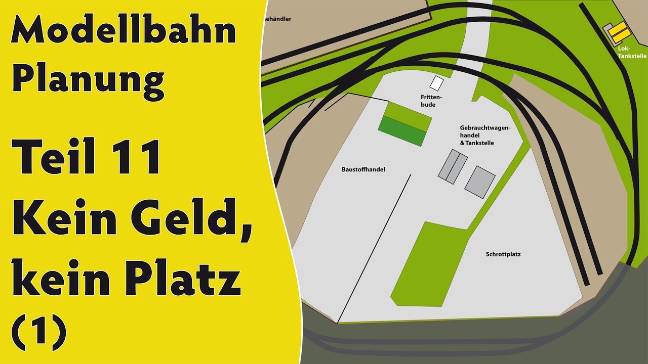 Modellbahn: Planung Teil 11 – Kein Geld, kein Platz (1)