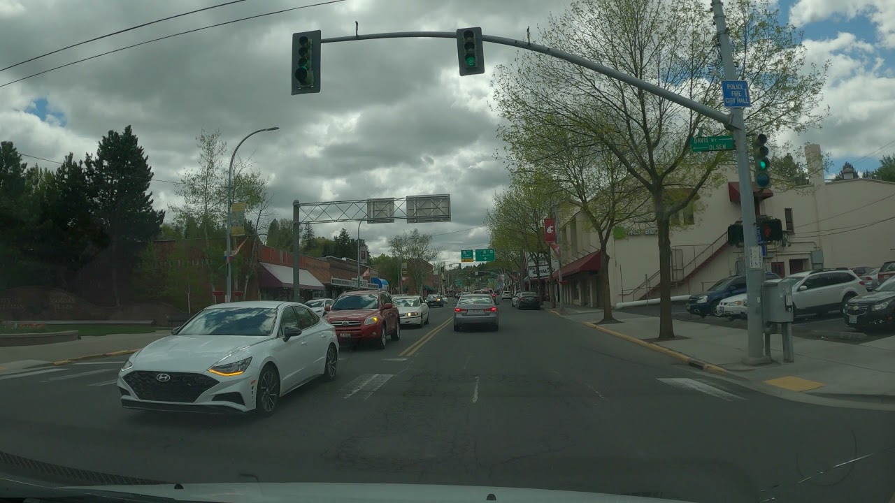Pullman WA driving through 2021