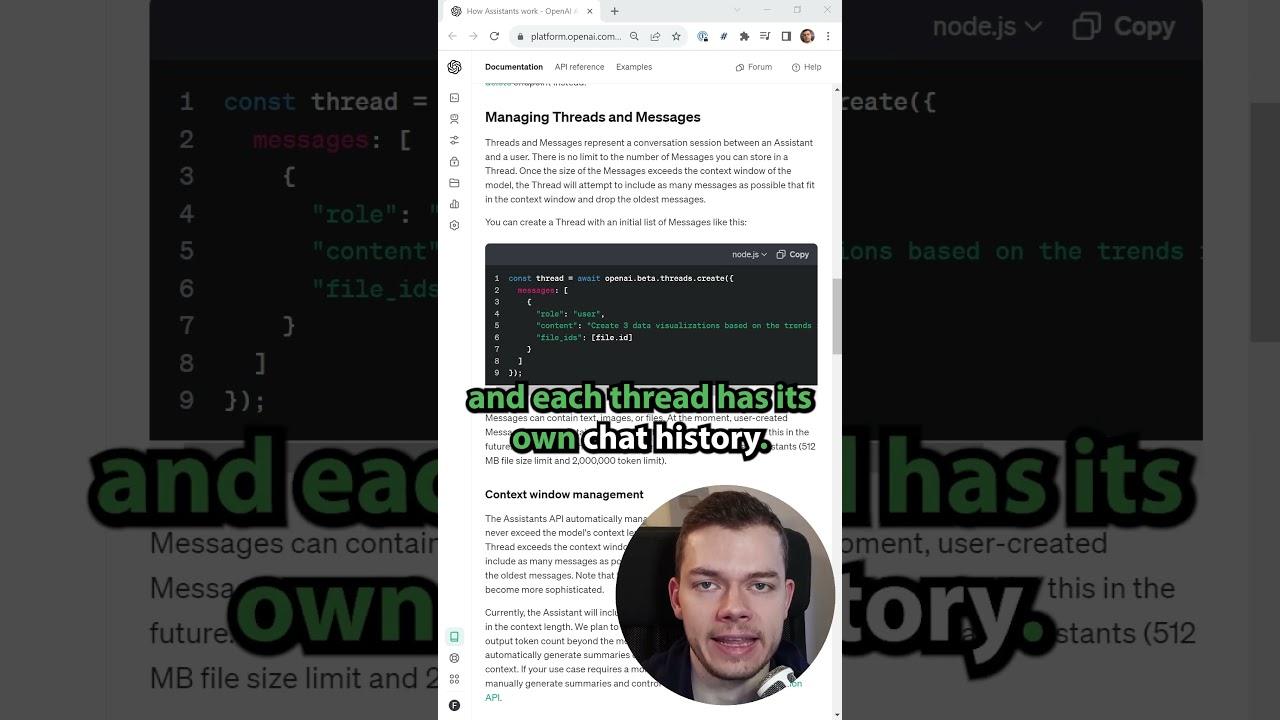 OpenAI Assistants API vs Chat Completion API - What&rsquo;s the Difference? #openai #developer #coding