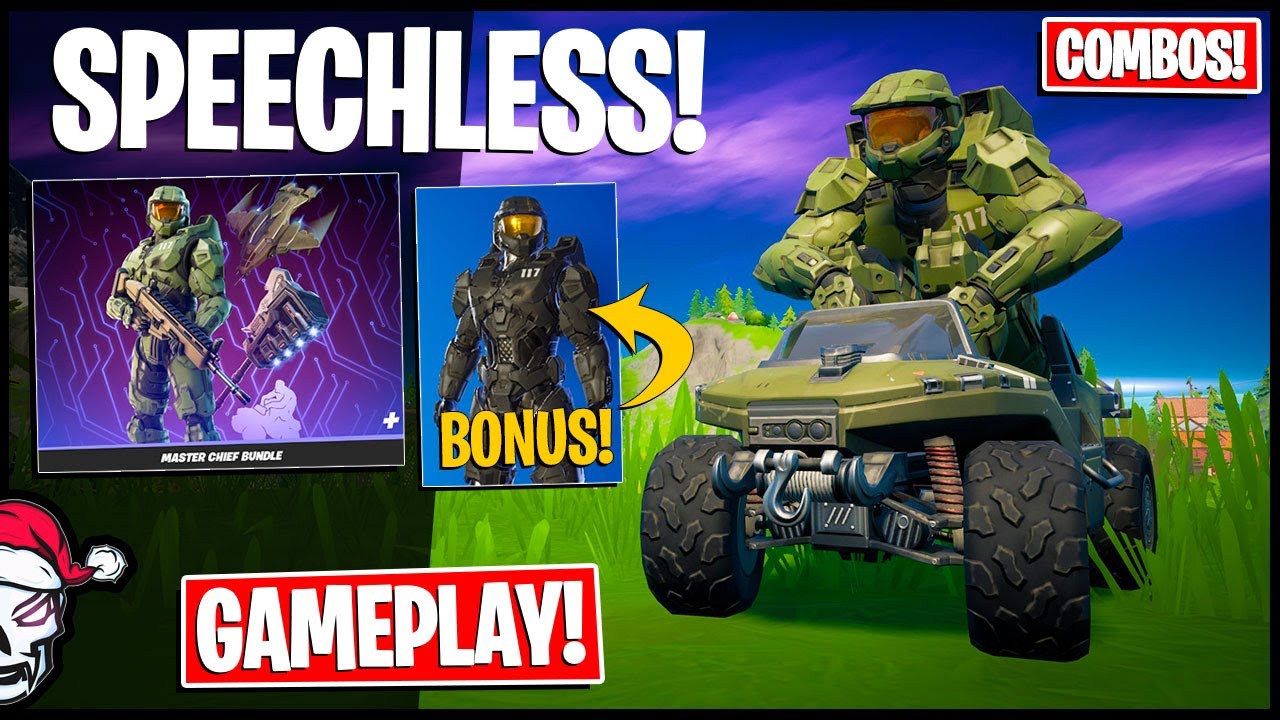 HALO MASTER CHIEF Bundle in Fortnite! Gameplay + Combos! Before You Buy!