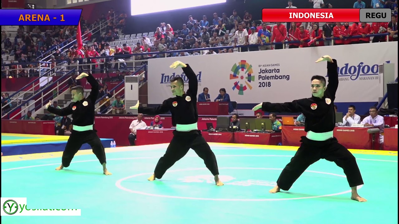 Pencak Silat Artistic Male Team - Regu Finals | 18th Asian Games Indonesian 2018