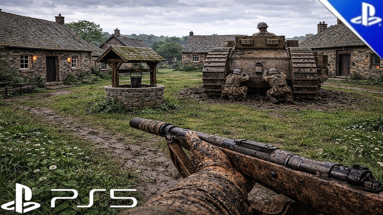 When Our Tank Failed We Took German Parts — World War I Immersive Graphics [PS5 4K]