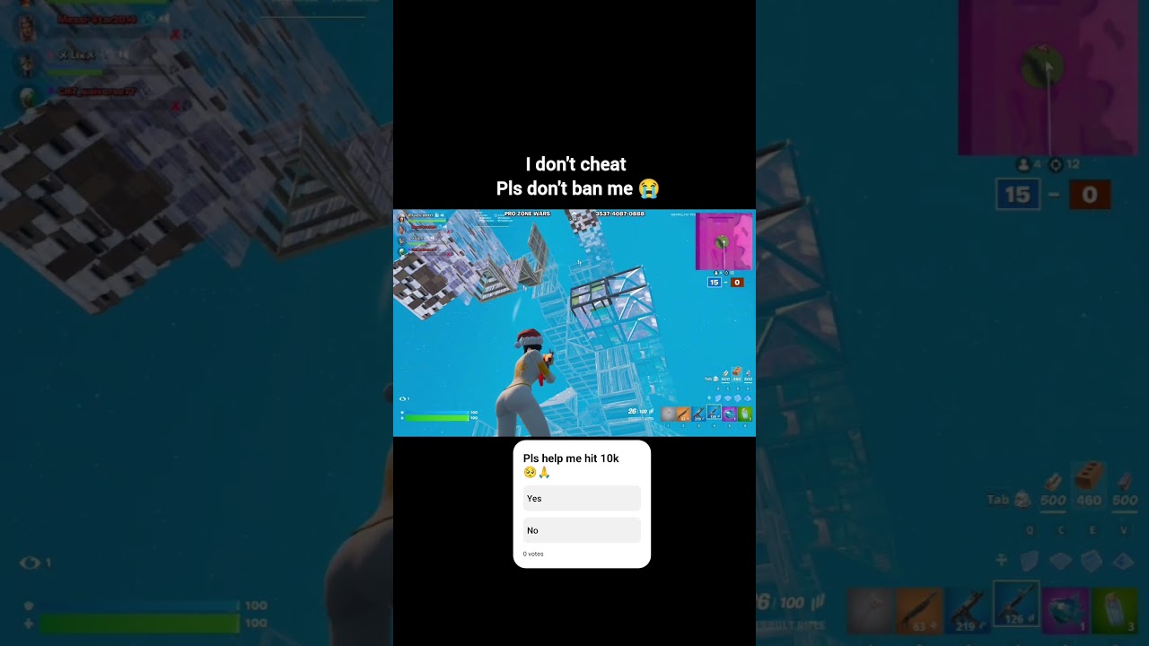 Did PC players get aim assist buff too? 😧         #fortnite #fortniteclips