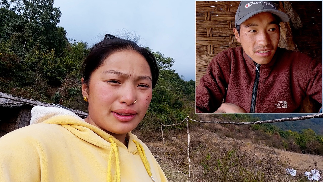 manjita rai & somuhang Rai in their hut in  Himalayan territory of Nepal || shepherd life of Nepal