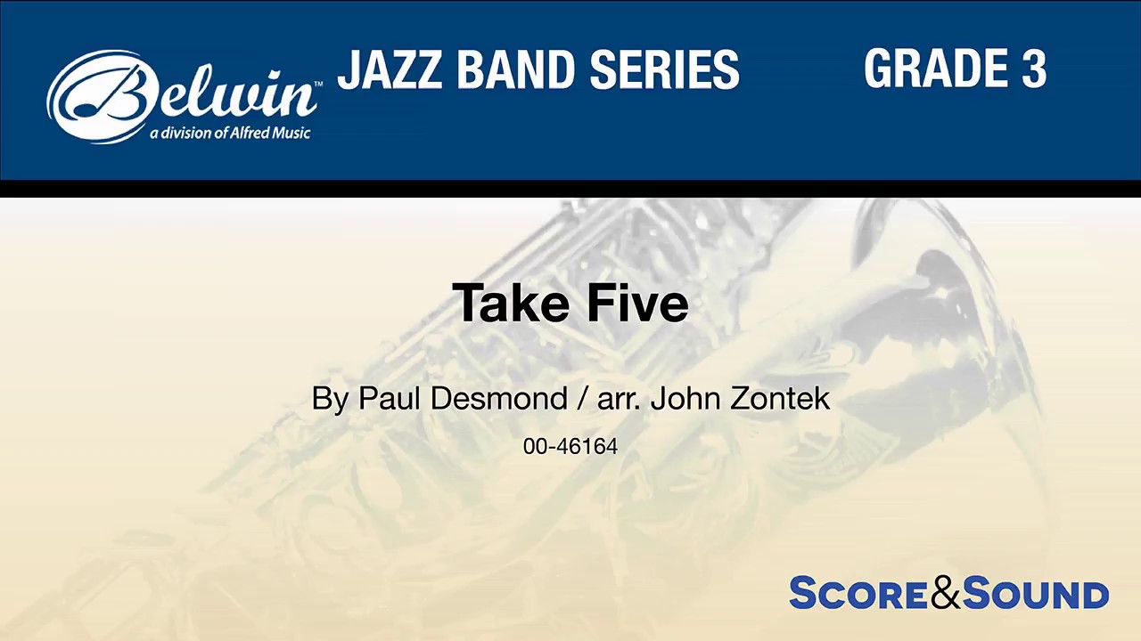 Take Five, arr. John Zontek – Score & Sound