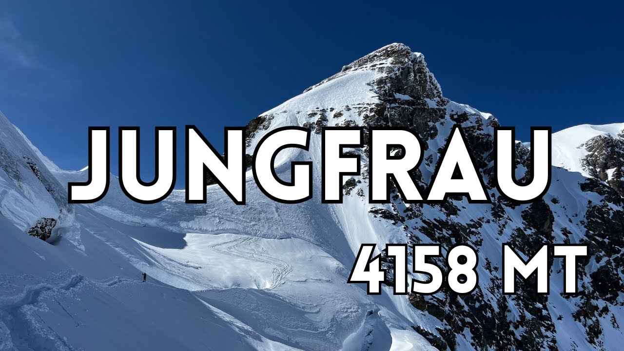 Jungfrau - 4158 mt - Scialpinismo - Via normale dal Jungfraujoch (Oberland - CH) 4K