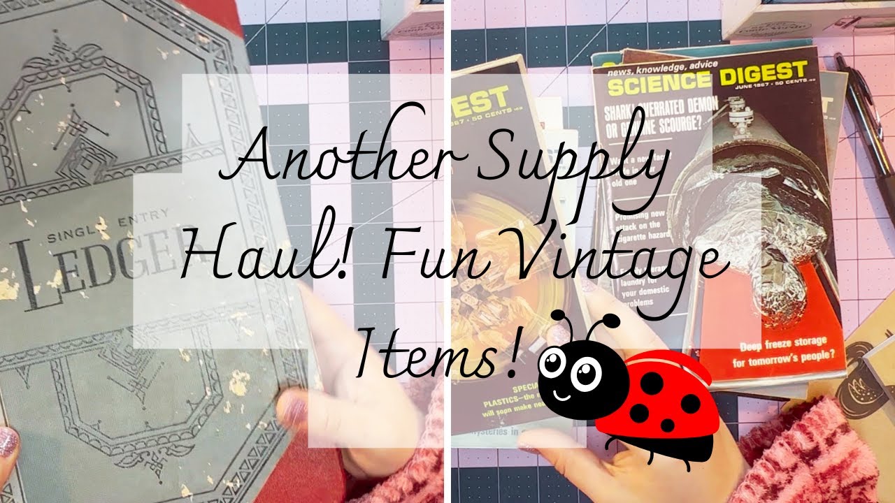 Another Junk Journal Supply Haul! Vintage Ephemera! Stationery! And More!