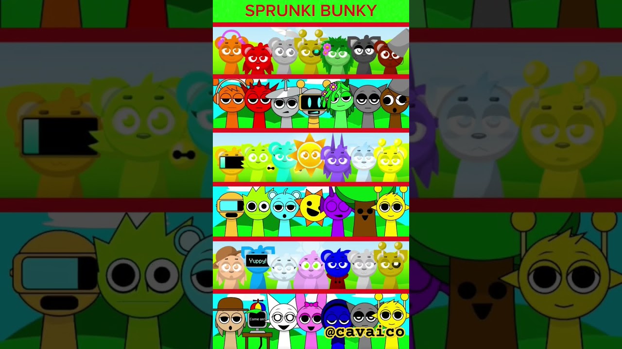 Incredibox Sprunki - SPRUNKY BUNKY MOD MIX VERSION #sprunki #incredibox #sprunki #incredibox