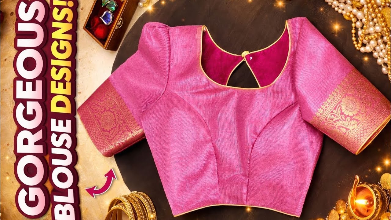 Pot neck blouse, Hope you like the finish of stitching. 