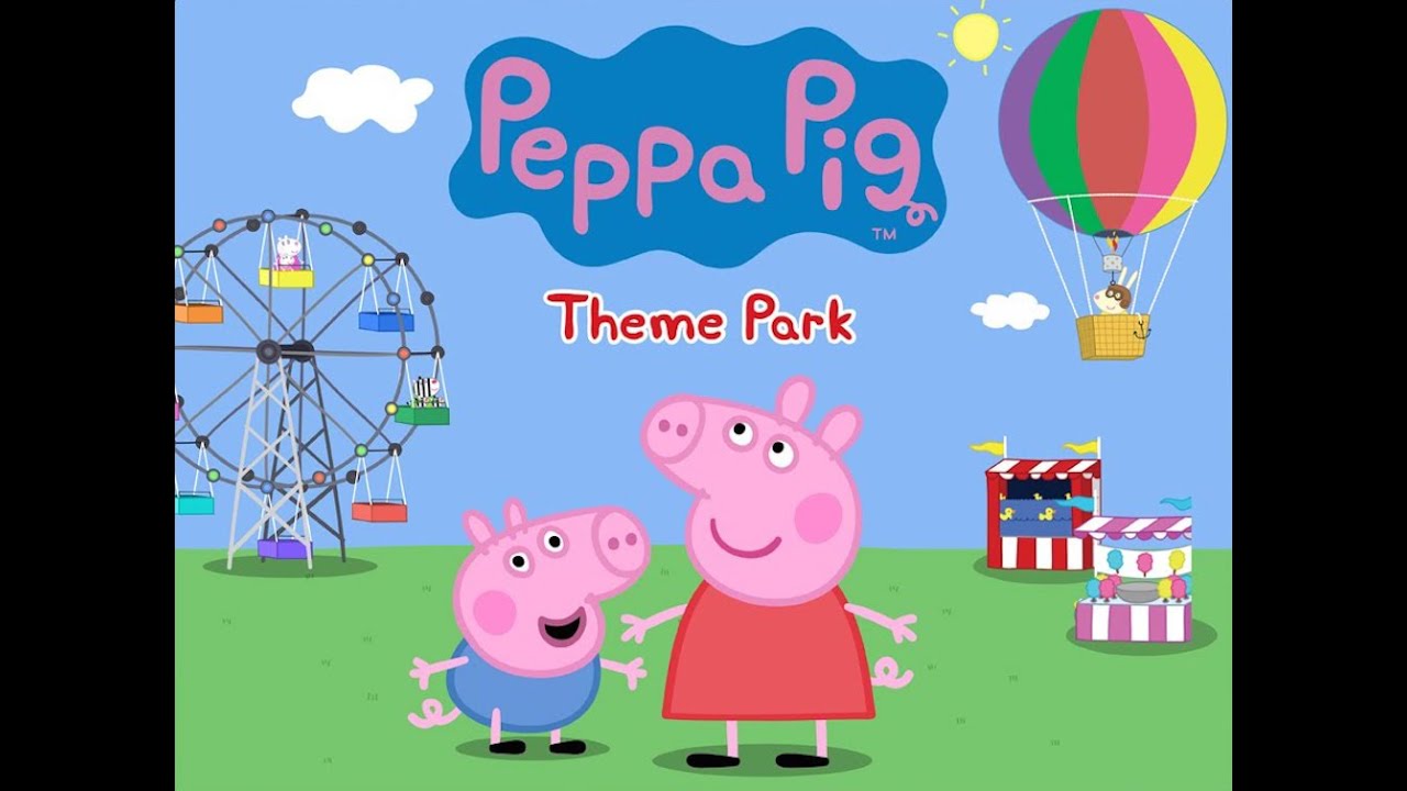 Peppa Pig Theme Park Part 1- Best iPad app demo for kids - Ellie