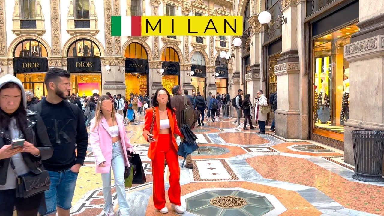 Milan, Italy 🇮🇹 - May 2022 - Rainstorm Walking Tour 4K-HDR  (▶88 min)