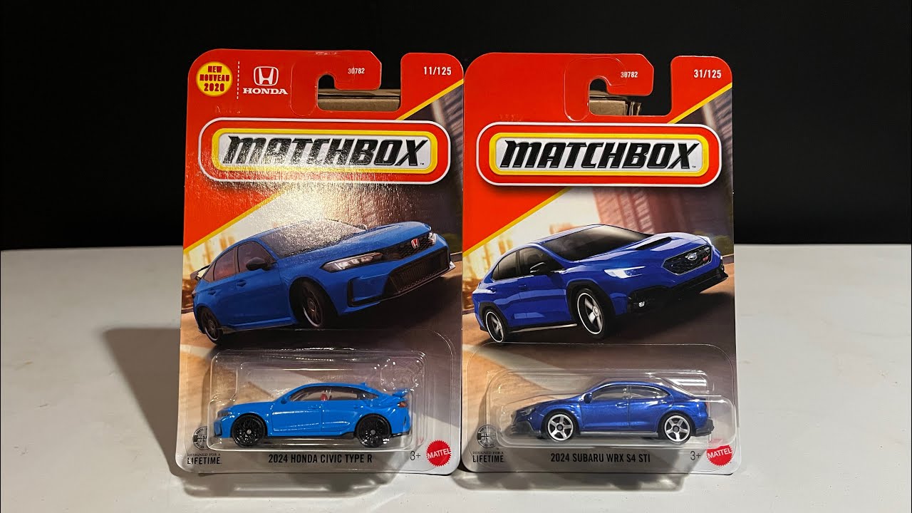 Unboxing 2 modern Matchbox JDM cars