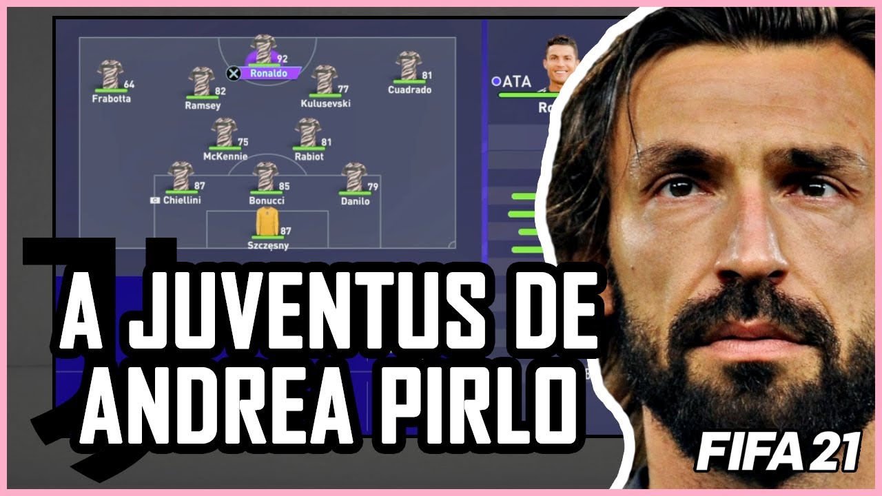 O FUTEBOL DE PIRLO! Entenda exatamente como ele está tentando fazer a sua Juventus jogar | FIFA