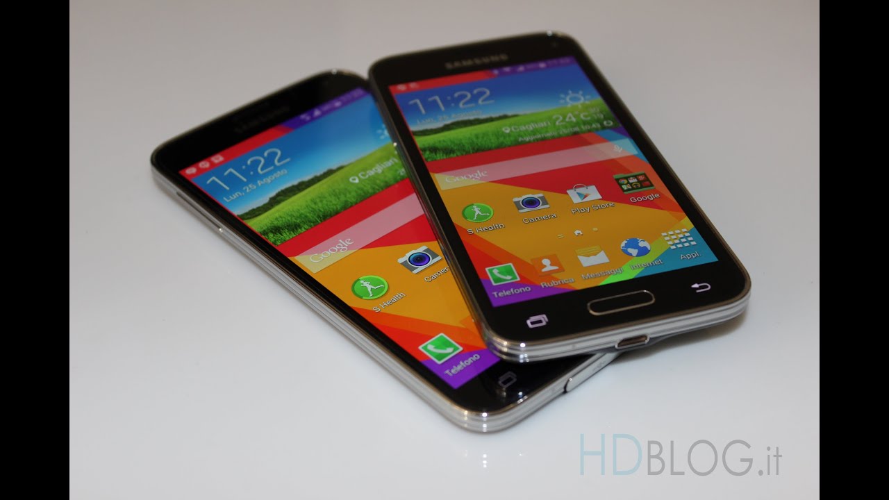 Samsung Galaxy S5 vs Galaxy S5 mini da HDblog