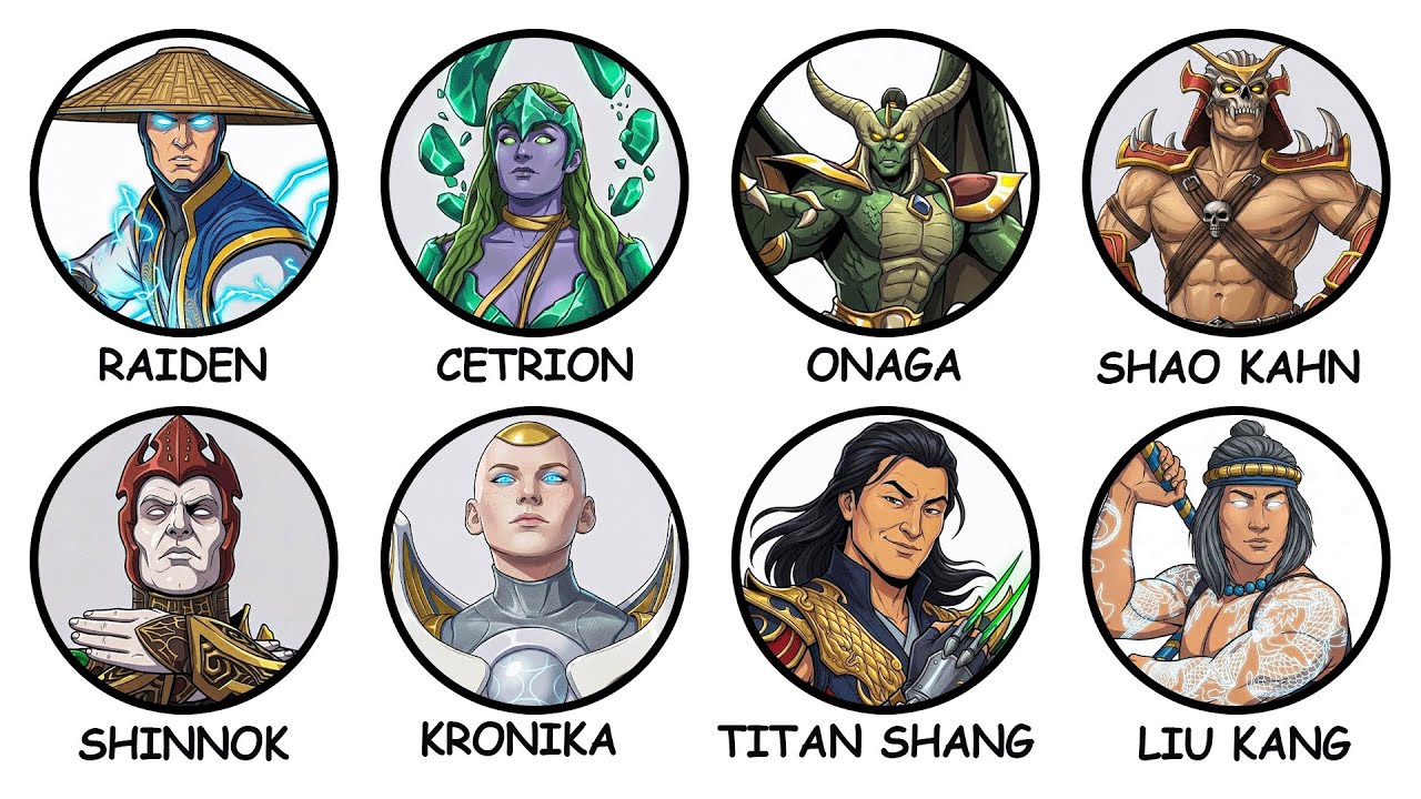 MOST POWERFUL Fighters in Mortal Kombat