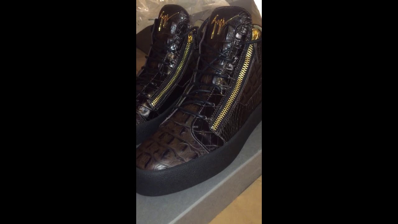 New Giuseppe Zanotti Gator mid tops