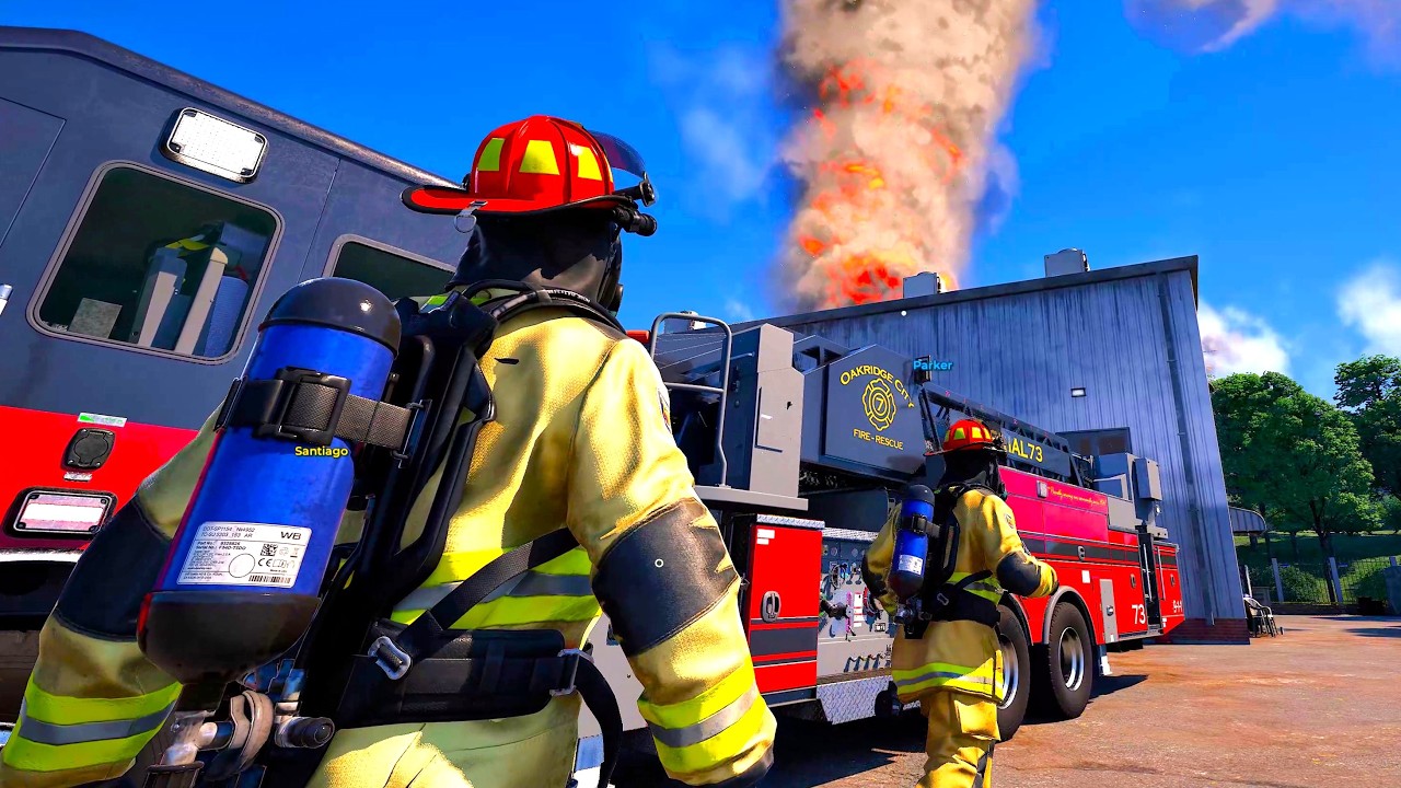 Firefighter Simulator: Ignite &mdash; First Look Gameplay! 4K RTX 5090
