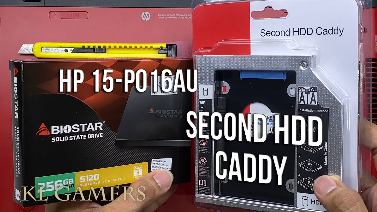 HP 15-p016AU Beats edition Notebook Laptop upgrade BIOSTAR 256GB SSD with Second HDD Caddy