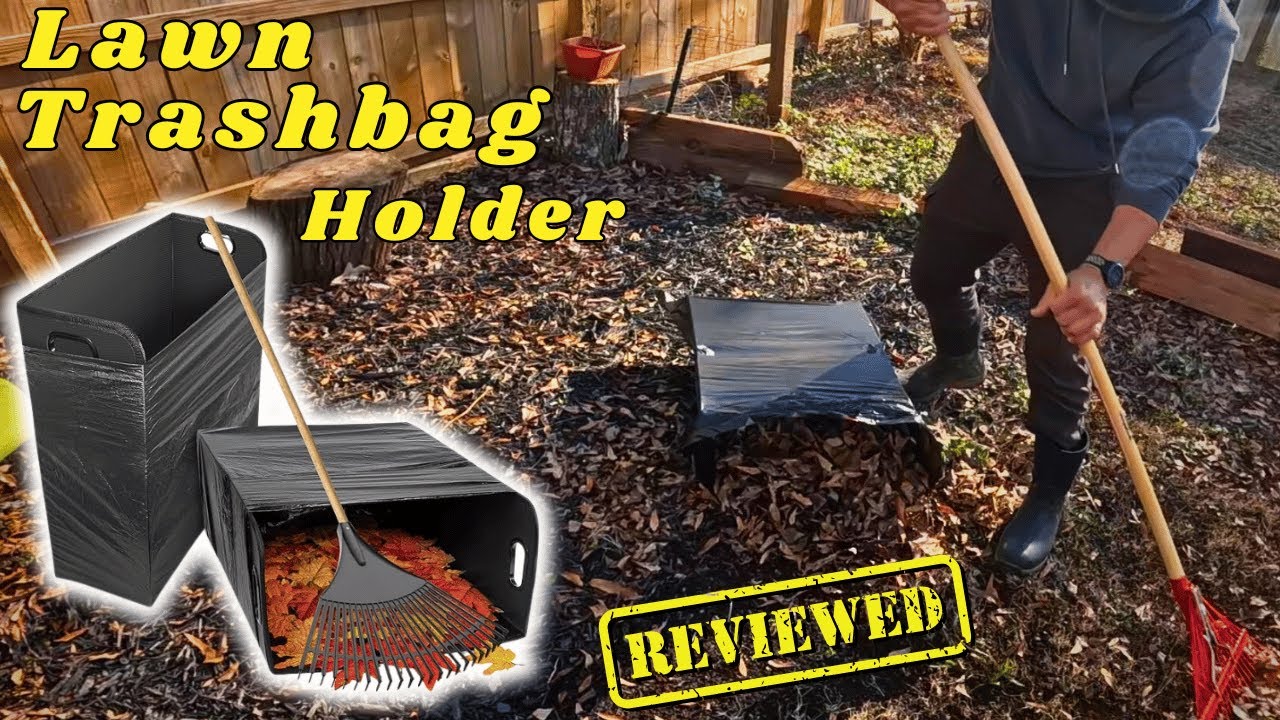 Lawn Trash Bag Holder for 30-42GL Bags 