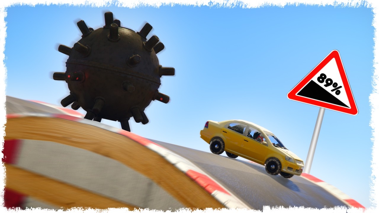 ТОРМОЗА ЗДЕСЬ НЕ СПАСУТ!!! АДСКИЙ СПУСК В GTA ONLINE!!!