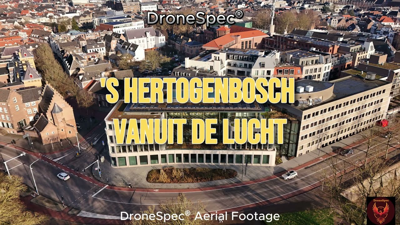 De Verborgen Engel van de Sint-Janskathedraal | ’s-Hertogenbosch vanuit de lucht