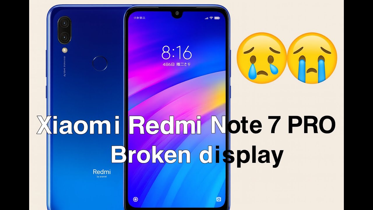 Xiaomi Redmi Note 7 PRO Wymiana wyświetlacza na oryginalny service pack i baterii na zamiennik