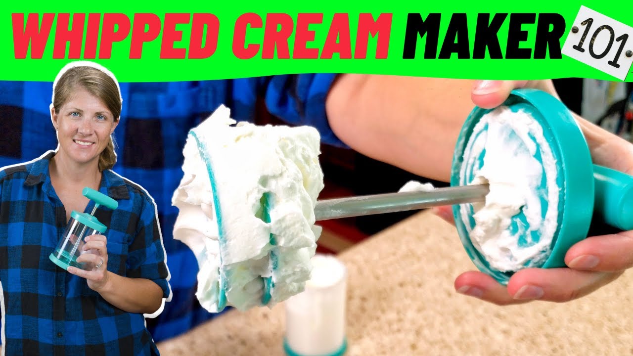Pampered Chef Whipped Cream Maker 101 - How to Make Whipped Cream