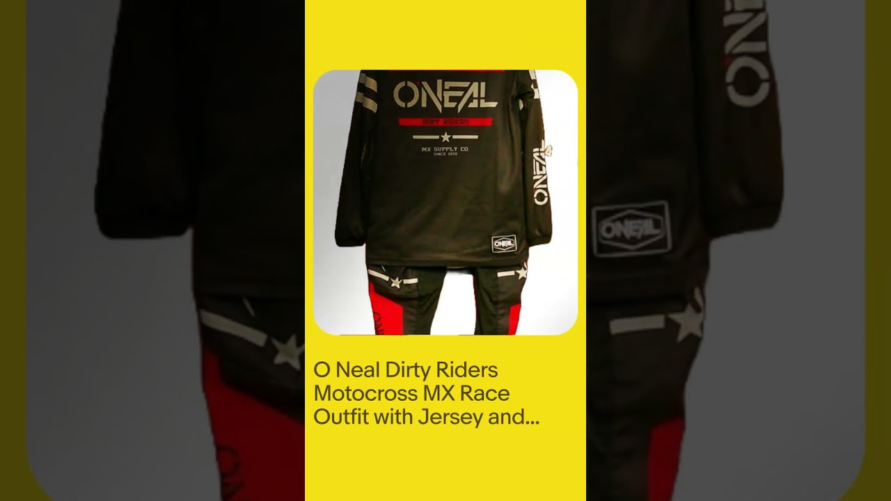 O'NEAL Dirty Riders Motocross MX Race Outfit Youth Element Squadron