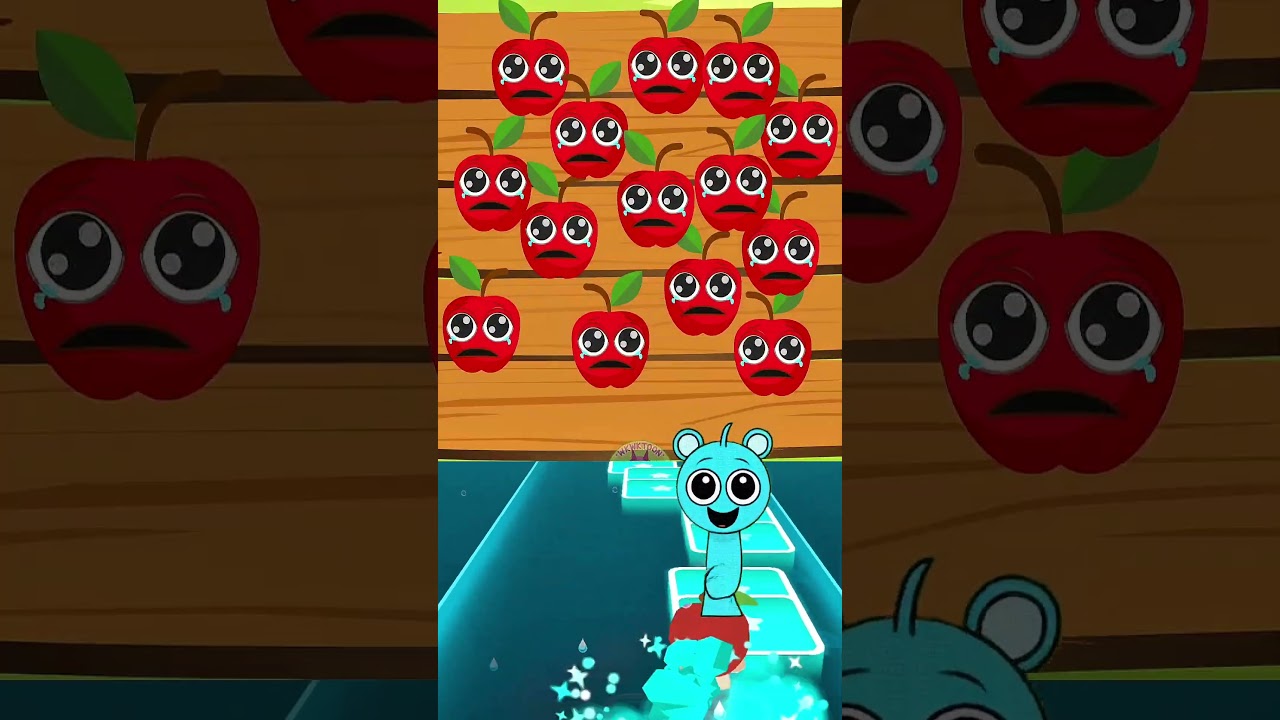 🍎 The Apple Is ALIVE?! 😱 | Shocking Animated Story | Tiles Hop Gameplay 